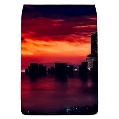 New York City Urban Skyline Harbor Bay Reflections Removable Flap Cover (l) by danenraven