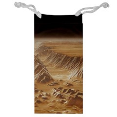 Mars Crater Planet Canyon Cliff Nasa Astronomy Jewelry Bag by danenraven