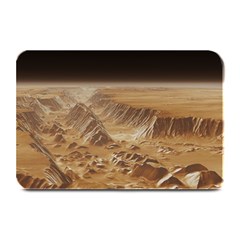 Mars Crater Planet Canyon Cliff Nasa Astronomy Plate Mats by danenraven