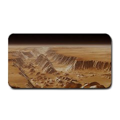 Mars Crater Planet Canyon Cliff Nasa Astronomy Medium Bar Mat by danenraven