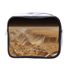 Mars Crater Planet Canyon Cliff Nasa Astronomy Mini Toiletries Bag (one Side) by danenraven