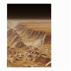 Mars Crater Planet Canyon Cliff Nasa Astronomy Small Garden Flag (two Sides) by danenraven