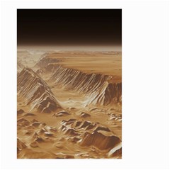 Mars Crater Planet Canyon Cliff Nasa Astronomy Large Garden Flag (two Sides) by danenraven