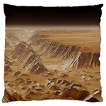 Mars Crater Planet Canyon Cliff Nasa Astronomy Large Cushion Case (Two Sides) Front