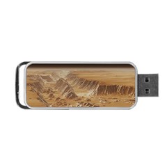 Mars Crater Planet Canyon Cliff Nasa Astronomy Portable Usb Flash (one Side) by danenraven