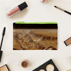 Mars Crater Planet Canyon Cliff Nasa Astronomy Cosmetic Bag (xs) by danenraven