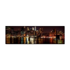 New York City Panorama Urban Hudson River Water Sticker Bumper (10 Pack) by danenraven