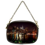 New York City Panorama Urban Hudson River Water Chain Purse (Two Sides) Front