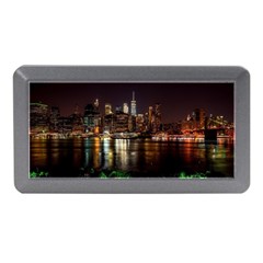 New York City Panorama Urban Hudson River Water Memory Card Reader (mini) by danenraven