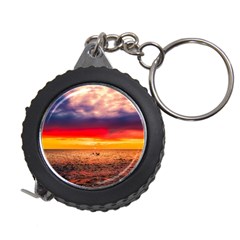 Denmark Sunset Dusk Sky Clouds Sea Ocean Water Measuring Tape by danenraven