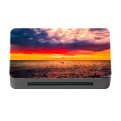 Denmark Sunset Dusk Sky Clouds Sea Ocean Water Memory Card Reader With Cf by danenraven