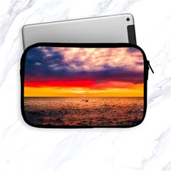 Denmark Sunset Dusk Sky Clouds Sea Ocean Water Apple Ipad Mini Zipper Cases by danenraven