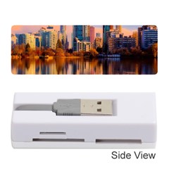 Vancouver Canada Sea Ocean Reflections Skyline Memory Card Reader (stick) by danenraven