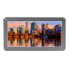 Vancouver Canada Sea Ocean Reflections Skyline Memory Card Reader (mini) by danenraven