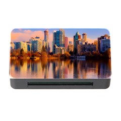 Vancouver Canada Sea Ocean Reflections Skyline Memory Card Reader With Cf by danenraven