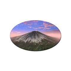 Mount Mountain Fuji Japan Volcano Mountains Sticker (oval) by danenraven