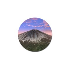 Mount Mountain Fuji Japan Volcano Mountains Golf Ball Marker (4 Pack) by danenraven