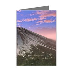 Mount Mountain Fuji Japan Volcano Mountains Mini Greeting Card by danenraven