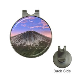 Mount Mountain Fuji Japan Volcano Mountains Hat Clips With Golf Markers by danenraven