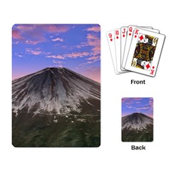 Mount Mountain Fuji Japan Volcano Mountains Playing Cards Single Design (rectangle) by danenraven