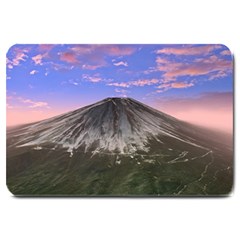 Mount Mountain Fuji Japan Volcano Mountains Large Doormat by danenraven