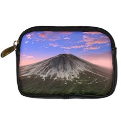 Mount Mountain Fuji Japan Volcano Mountains Digital Camera Leather Case by danenraven