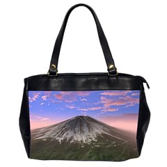 Mount Mountain Fuji Japan Volcano Mountains Oversize Office Handbag (2 Sides) by danenraven