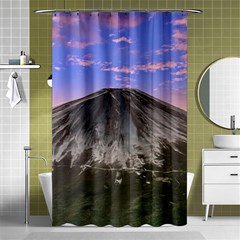 Mount Mountain Fuji Japan Volcano Mountains Shower Curtain 48  X 72  (small)  by danenraven