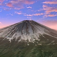 Mount Mountain Fuji Japan Volcano Mountains Play Mat (square) by danenraven