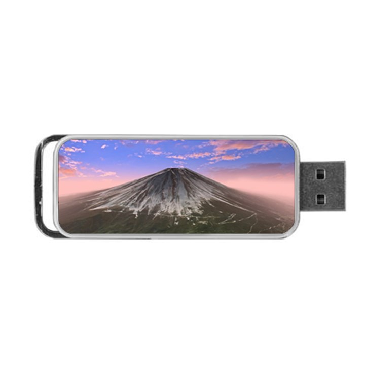 Mount Mountain Fuji Japan Volcano Mountains Portable USB Flash (Two Sides)