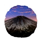 Mount Mountain Fuji Japan Volcano Mountains Standard 15  Premium Round Cushions Front