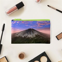 Mount Mountain Fuji Japan Volcano Mountains Cosmetic Bag (xs) by danenraven