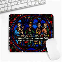 Window Stained Glass Chartres Cathedral Large Mousepad by danenraven