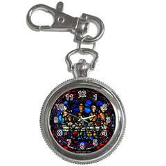 Window Stained Glass Chartres Cathedral Key Chain Watches by danenraven