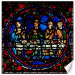 Window Stained Glass Chartres Cathedral Canvas 16  x 16  15.2 x15.41  Canvas - 1