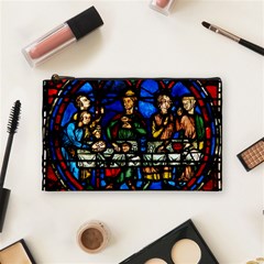 Window Stained Glass Chartres Cathedral Cosmetic Bag (medium) by danenraven