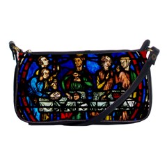 Window Stained Glass Chartres Cathedral Shoulder Clutch Bag by danenraven