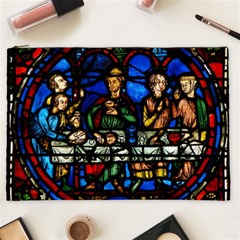 Window Stained Glass Chartres Cathedral Cosmetic Bag (xxl) by danenraven