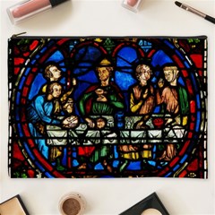 Window Stained Glass Chartres Cathedral Cosmetic Bag (xxxl) by danenraven