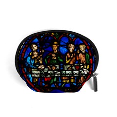 Window Stained Glass Chartres Cathedral Accessory Pouch (small) by danenraven