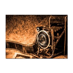 Camera Film Vintage Film Camera Old Old Camera Sticker A4 (100 Pack) by danenraven