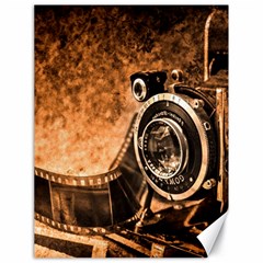 Camera Film Vintage Film Camera Old Old Camera Canvas 18  X 24  by danenraven