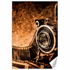 Camera Film Vintage Film Camera Old Old Camera Canvas 20  X 30  by danenraven