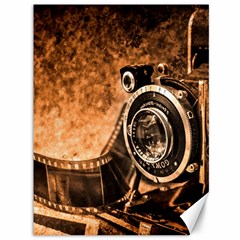 Camera Film Vintage Film Camera Old Old Camera Canvas 36  X 48  by danenraven