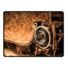 Camera Film Vintage Film Camera Old Old Camera Fleece Blanket (small) by danenraven