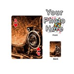 Camera Film Vintage Film Camera Old Old Camera Playing Cards 54 Designs (Mini) Front - HeartA