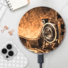 Camera Film Vintage Film Camera Old Old Camera Wireless Charger by danenraven