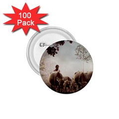 Man Cattle Animals Cows Bulls Calves Mammals 1 75  Buttons (100 Pack)  by danenraven