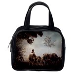 Man Cattle Animals Cows Bulls Calves Mammals Classic Handbag (One Side) Front