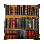 Books Library Bookshelf Bookshop Vintage Antique Standard Cushion Case (Two Sides) Front